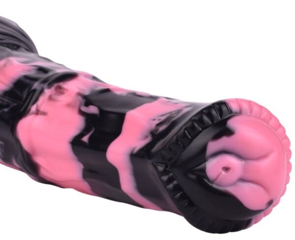 Gode Horse Hurulf S 18 x 4.7cm Noir-Rose – Image 4