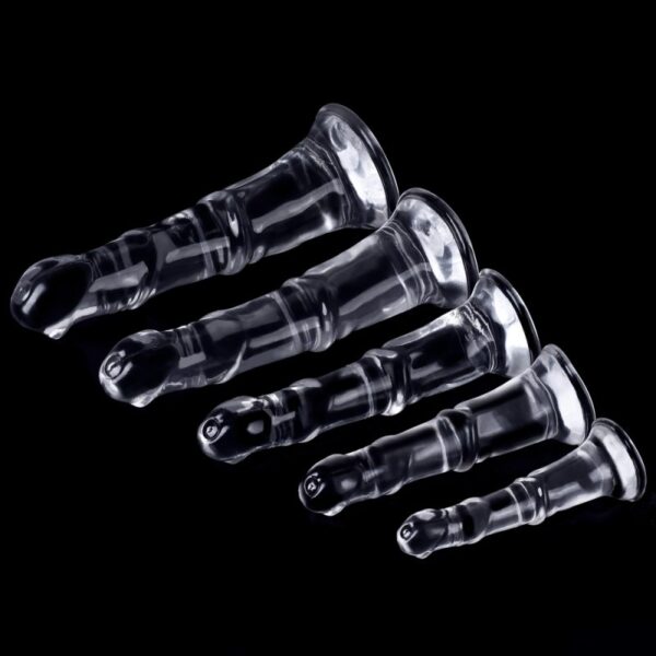 Gode Horse Jumy XL 32 x 7.5cm Transparent – Image 3