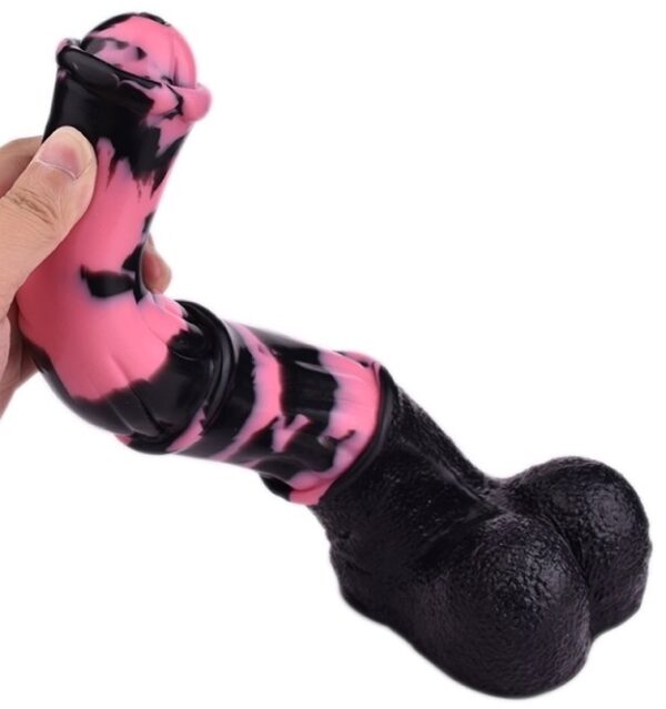 Gode Horse Tinulf M 19 x 5cm Noir-Rose – Image 2