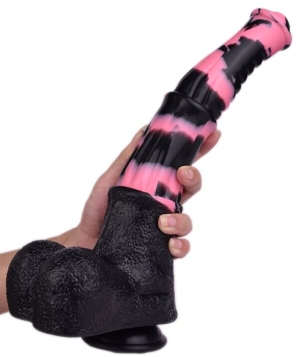 Gode Horse Tinulf M 19 x 5cm Noir-Rose – Image 4
