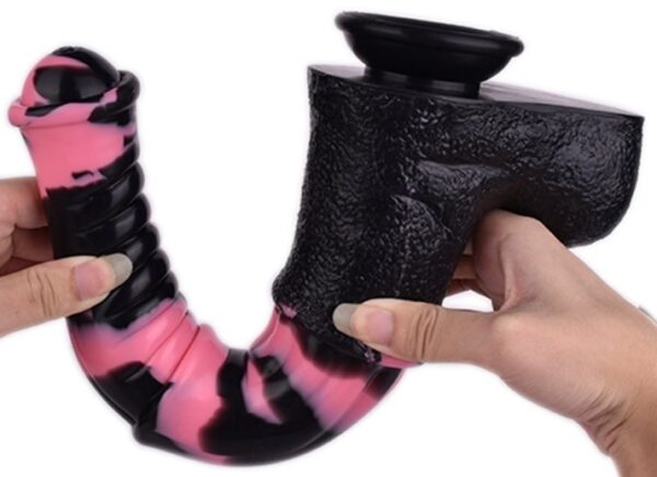 Gode Horse Tinulf M 19 x 5cm Noir-Rose – Image 5
