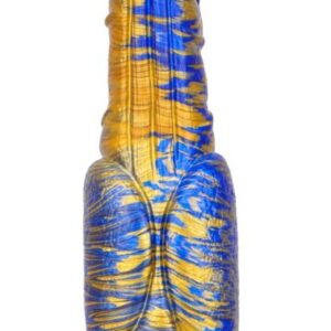 Gode Jumbox 21 x 5.5cm Bleu-Doré