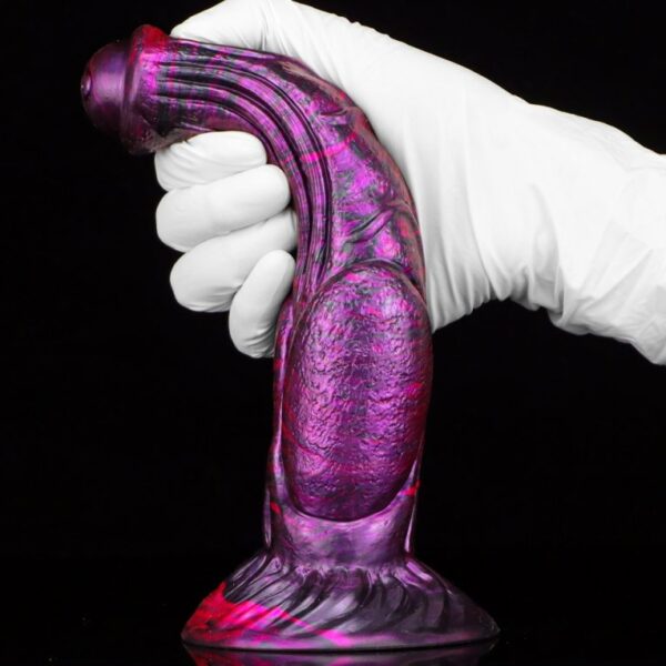 Gode Jumbox 21 x 5.5cm Violet-Noir – Image 3