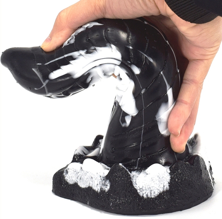Gode Lizard 20 x 5cm Noir-Blanc – Image 2