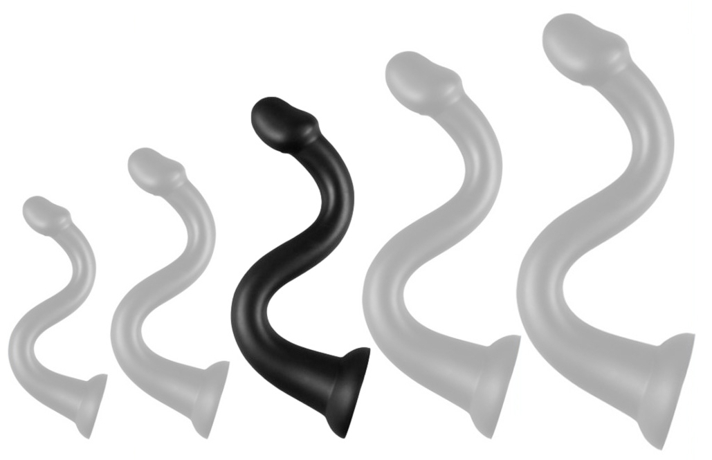 Gode long Whale Dildo L 42 x 6cm - Pointe 5cm Noir – Image 3