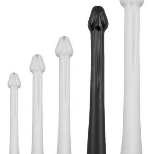 Gode long Whale Dildo XL 48 x 7cm - Pointe 5.5cm Noir