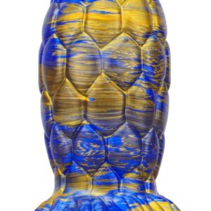 Gode Oeuf de Dragon Warnax 13 x 7cm Bleu-Doré