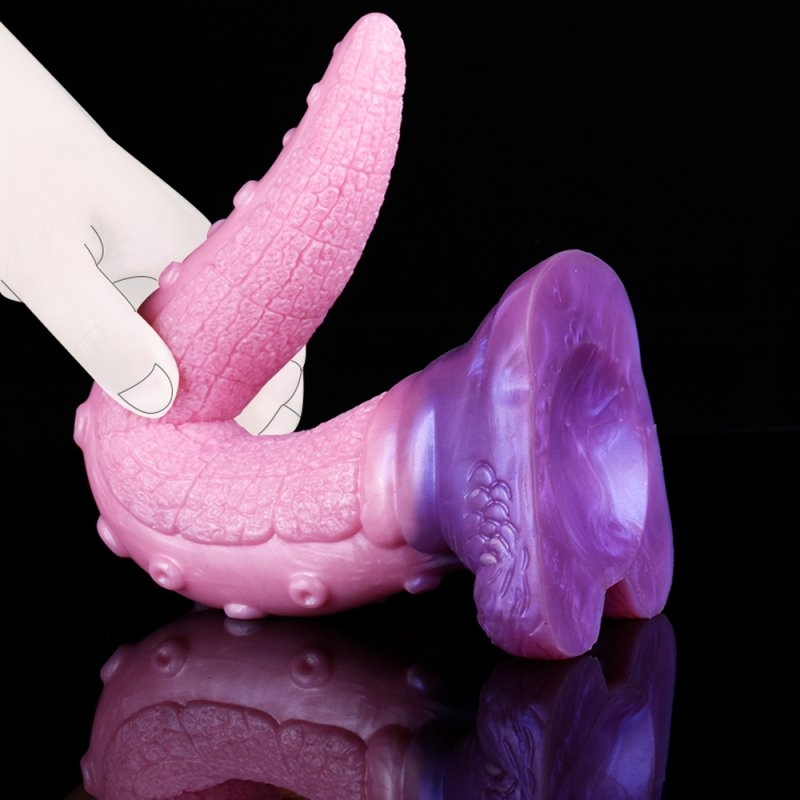 Gode Pinky Tentacle 25 x 5.5cm Rose-Violet – Image 9