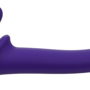 Gode + Plug STRAP-ON-ME Bendable S 15 x 3.5 cm Violet
