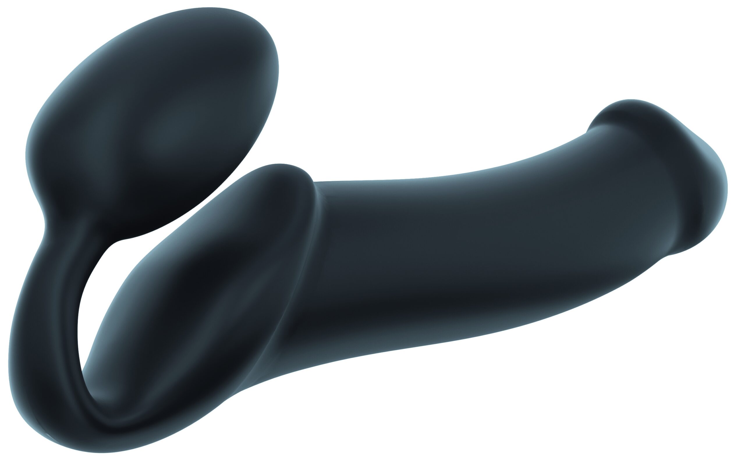 Gode + Plug STRAP-ON-ME Bendable XL 16 x 4.5 cm Noir – Image 3