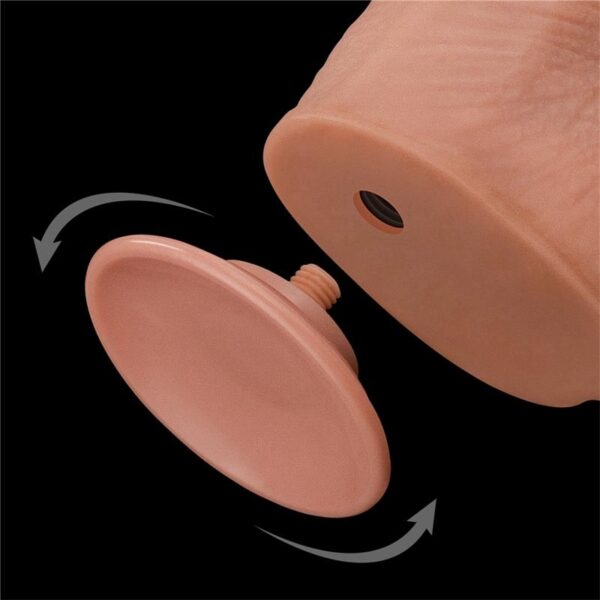Gode réaliste avec bourses Sliding Skin 26 x 6cm – Image 6