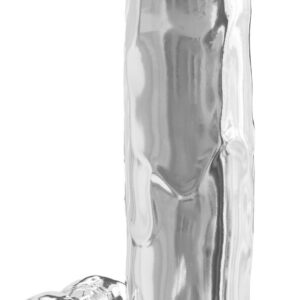 Gode Réaliste Diamond Dick 15.5 x 4cm Transparent