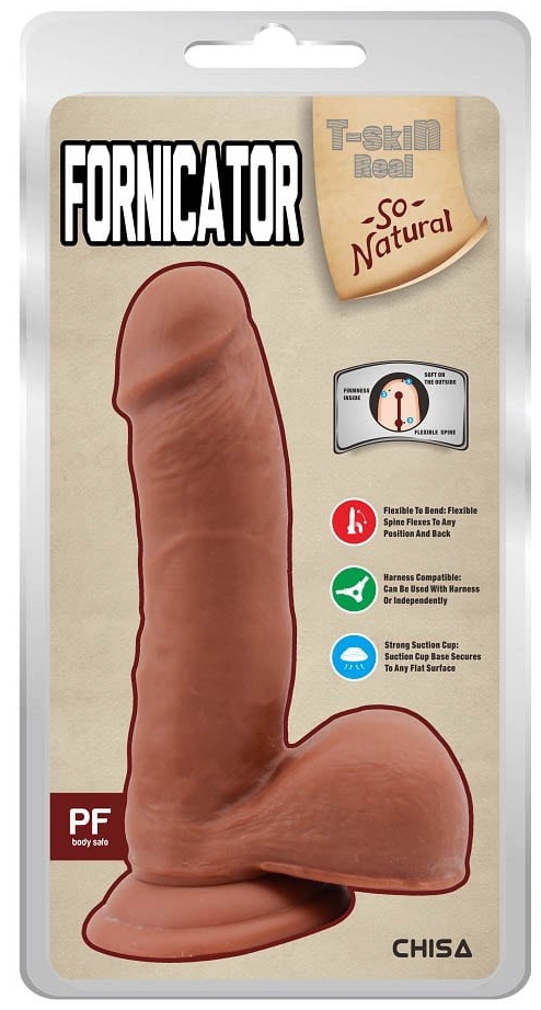 Gode réaliste Fornicator 13 x 4cm Latino – Image 2