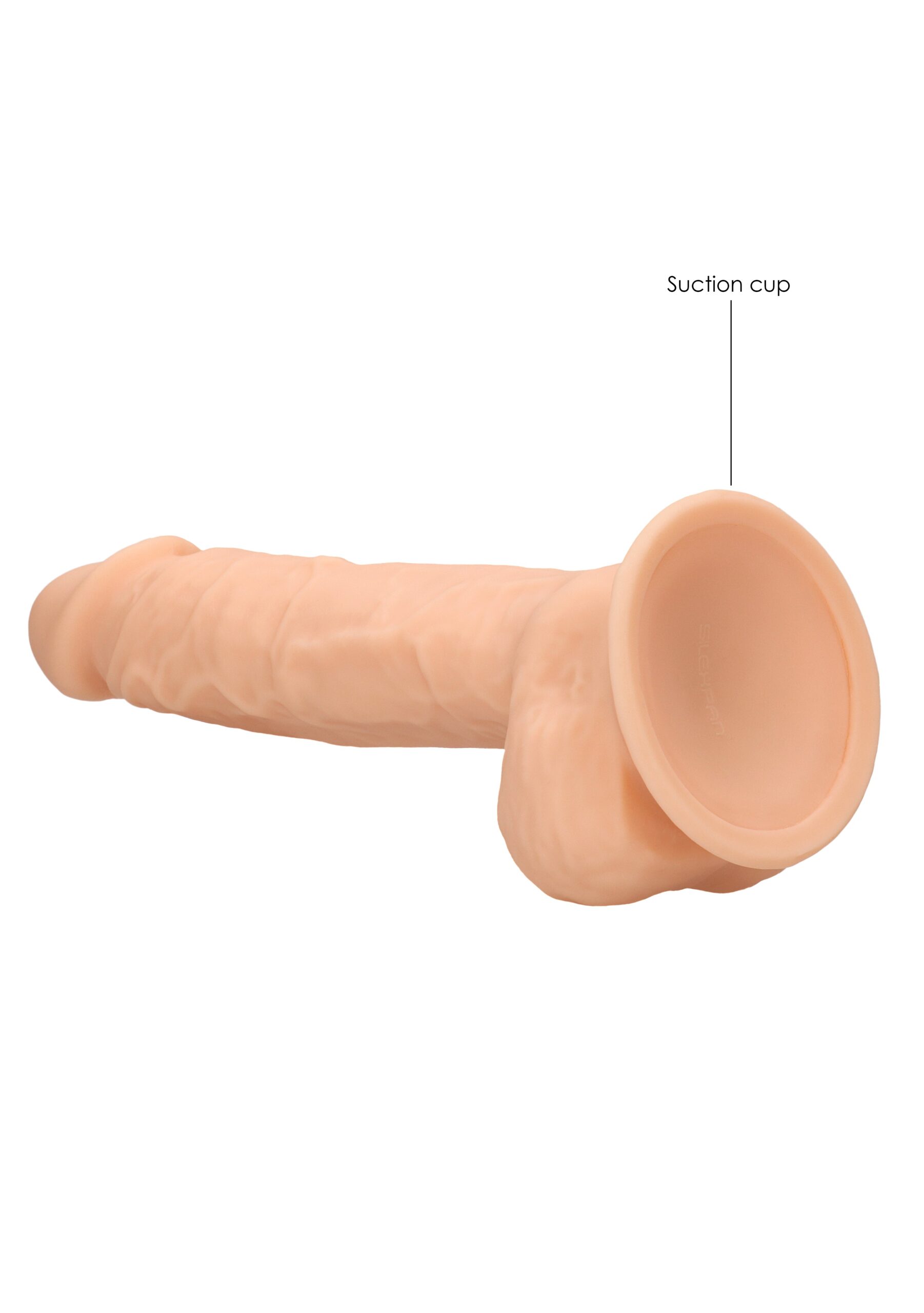 Gode réaliste Realrock ventouse 18 x 4.5 cm – Image 5