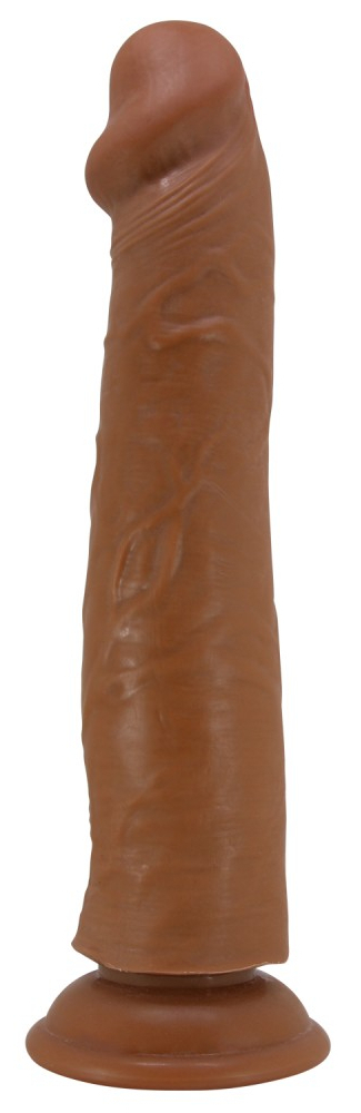 Gode réaliste Sharife 22 x 4.5 cm Marron