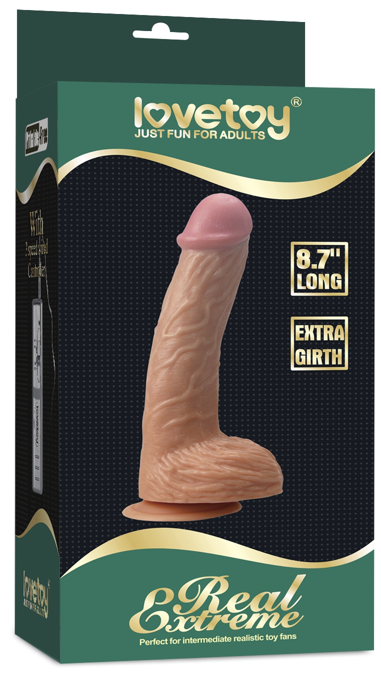 Gode réaliste vibrant Real Extreme 16.5 x 5.3cm – Image 2