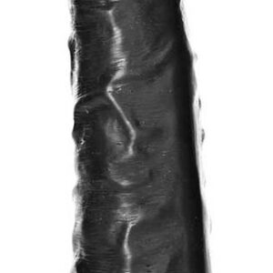 Gode Slim Dildo RealRock 15.5 x 3.8cm Noir