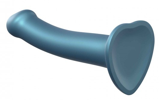 Gode Strap-On-Me M 16 x 4 cm Bleu Metallic Shine – Image 3