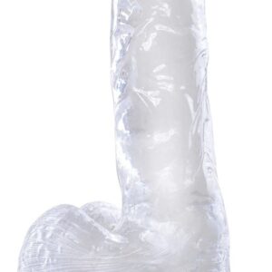 Gode transparent king Cock 13.5 x 3.5cm