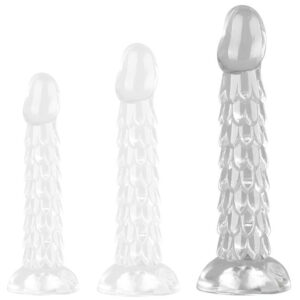 Gode Transparent Scales Mush L 20 x 4.5cm