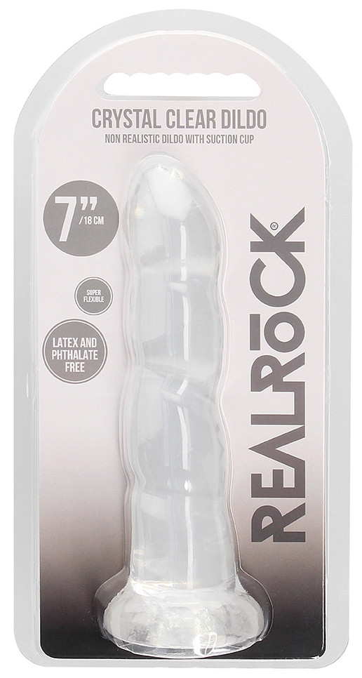 Gode Twist Crystal RealRock 16 x 4cm Transparent – Image 2