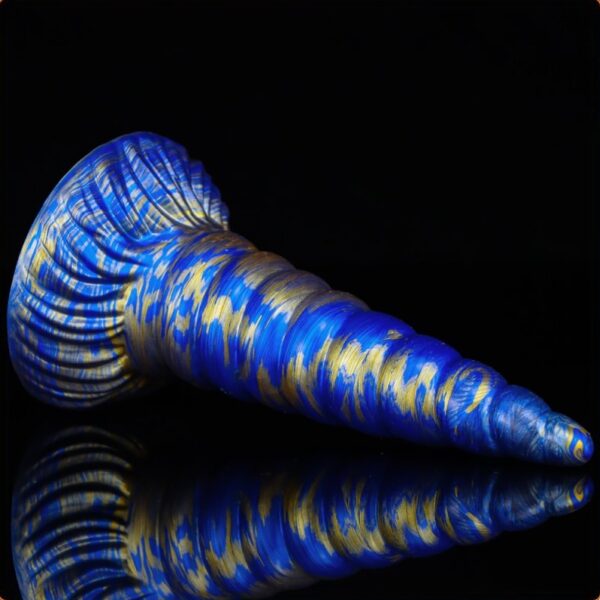 Gode Unix 17 x 5.3cm Bleu-Doré – Image 2