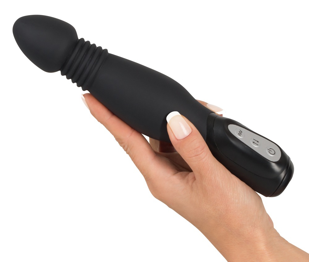 Gode vibrant avec poussées Anal Thrust Vibe 15 x 4.5cm – Image 5