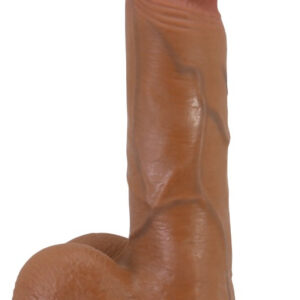 Gode Vibrant Bahamut 16 x 4.2cm Marron