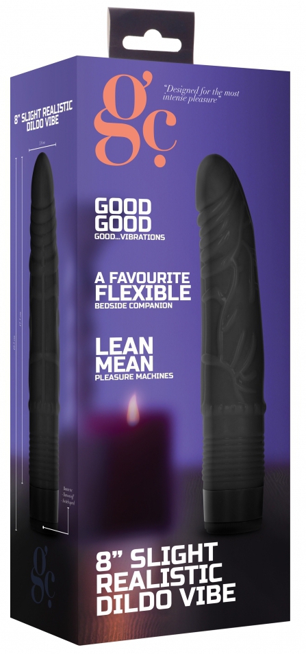 Gode vibrant Dildo Vibe Slight 16 x 3.8cm Noir – Image 2