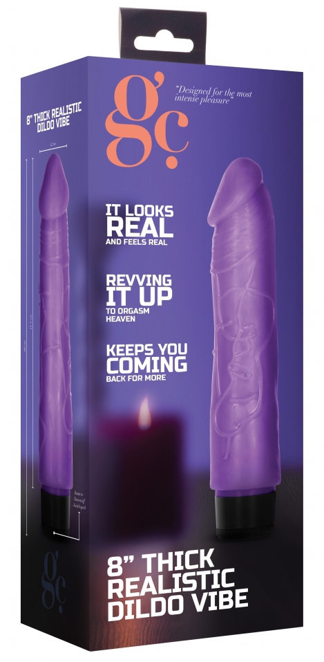 Gode vibrant Dildo Vibe Thick 17 x 4.2cm Violet – Image 2