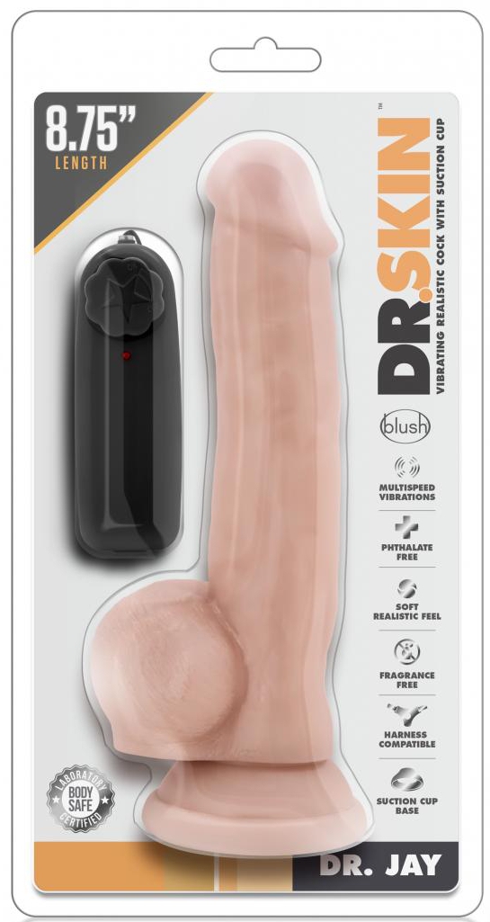 Gode vibrant Dr Jay Dr Skin 15 x 4.5cm – Image 2