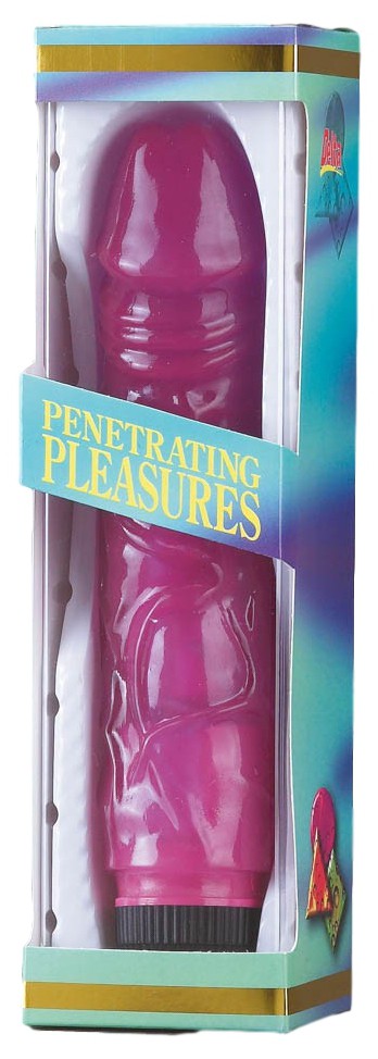 Gode vibrant Jelly Vibrator Violet 19 x 4.6 cm – Image 2