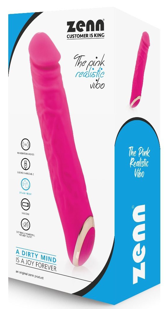 Gode vibrant The Pink 17 x 3.6cm Rose – Image 2