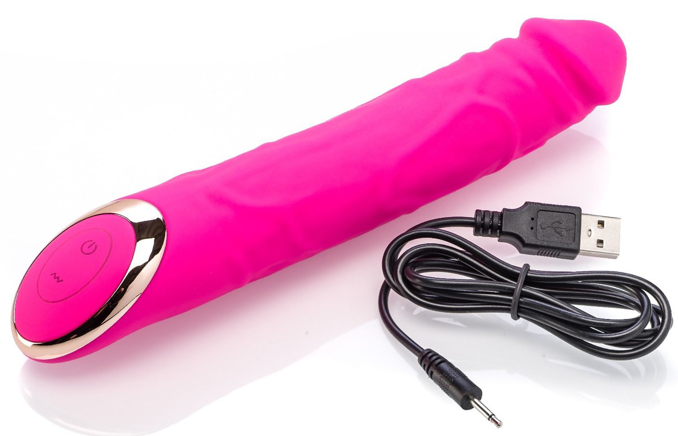 Gode vibrant The Pink 17 x 3.6cm Rose – Image 7