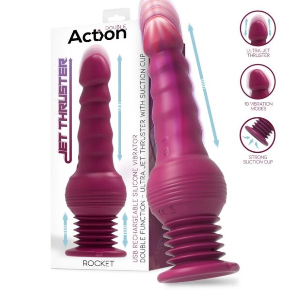 Gode Vibrant Va-et-Vient Rocket 13 x 4.2cm – Image 8