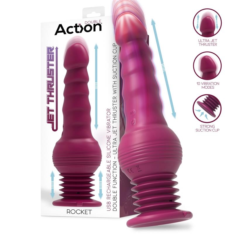 Gode Vibrant Va-et-Vient Rocket 13 x 4.2cm – Image 8