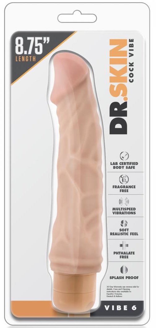 Gode vibrant Vibe 6 Dr Skin 18 x 4cm – Image 2