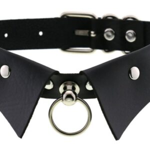 Collier GOTHIC RING Noir