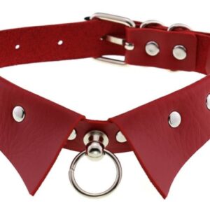 Collier GOTHIC RING Rouge