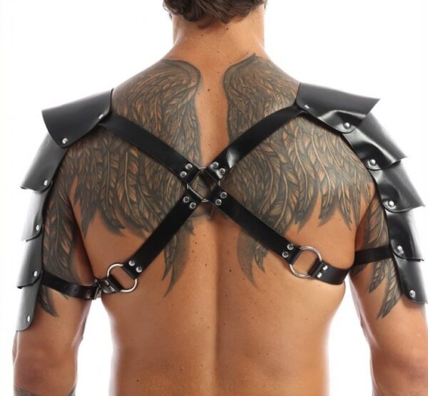Harnais avec Épaules Armors Simili noir – Image 2
