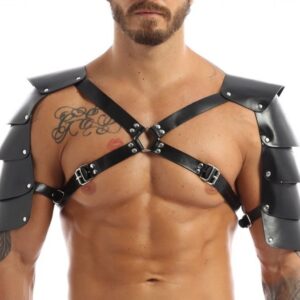 Harnais avec Épaules Armors Simili noir