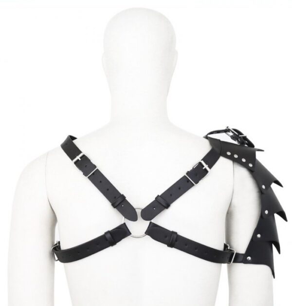 Harnais avec Épaulette Gladiator Simili noir – Image 2