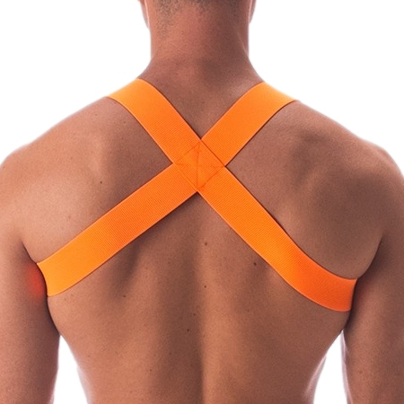 Harnais élastique Leonsh Orange Neon – Image 2