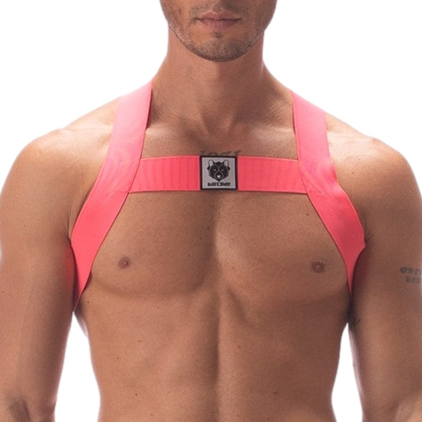 Harnais élastique Leonsh Rose Neon