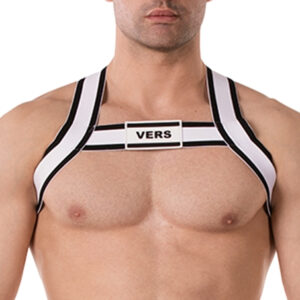 Harnais élastique Vers Noir-Blanc