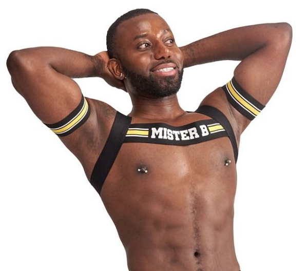 Harnais élastique X-Back Noir-Jaune – Image 5