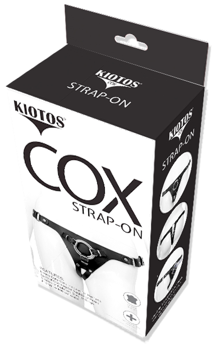 Harnais en cuir Strap On Cox pour gode ceinture – Image 2