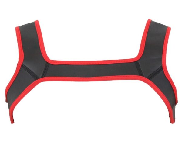 Harnais en néoprène Neo Harness Noir-Rouge – Image 2