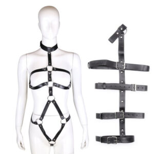 Harnais Entier avec Attaches de Bras Black Restrains