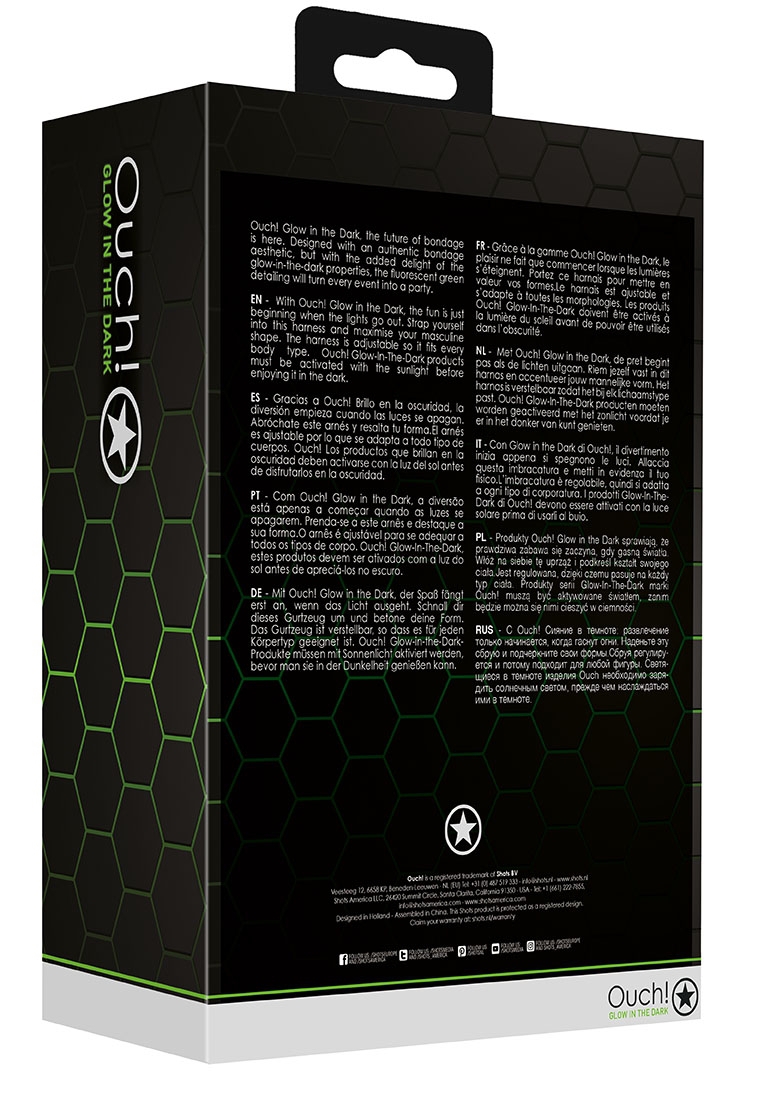 Harnais phosphorescent Glow Strike Noir – Image 6